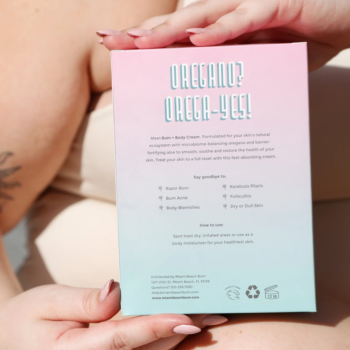 Oregano-powered Bum + Body Cream Kit of 2 Z7877