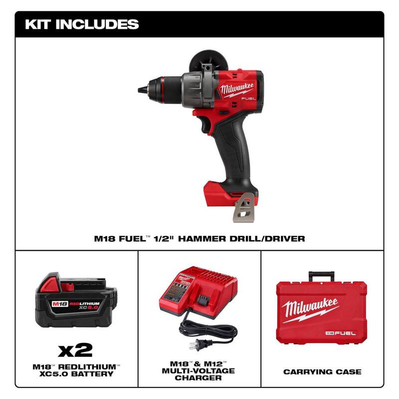 18-Volt Lithium-Ion Brushless Cordless Hammer Drill Driver Kit and Impact Driver E765