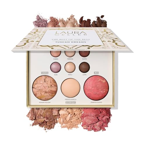 Full Size Baked Palette with Bronzer, Blush, Highlighter and 6 Eyeshadows F574