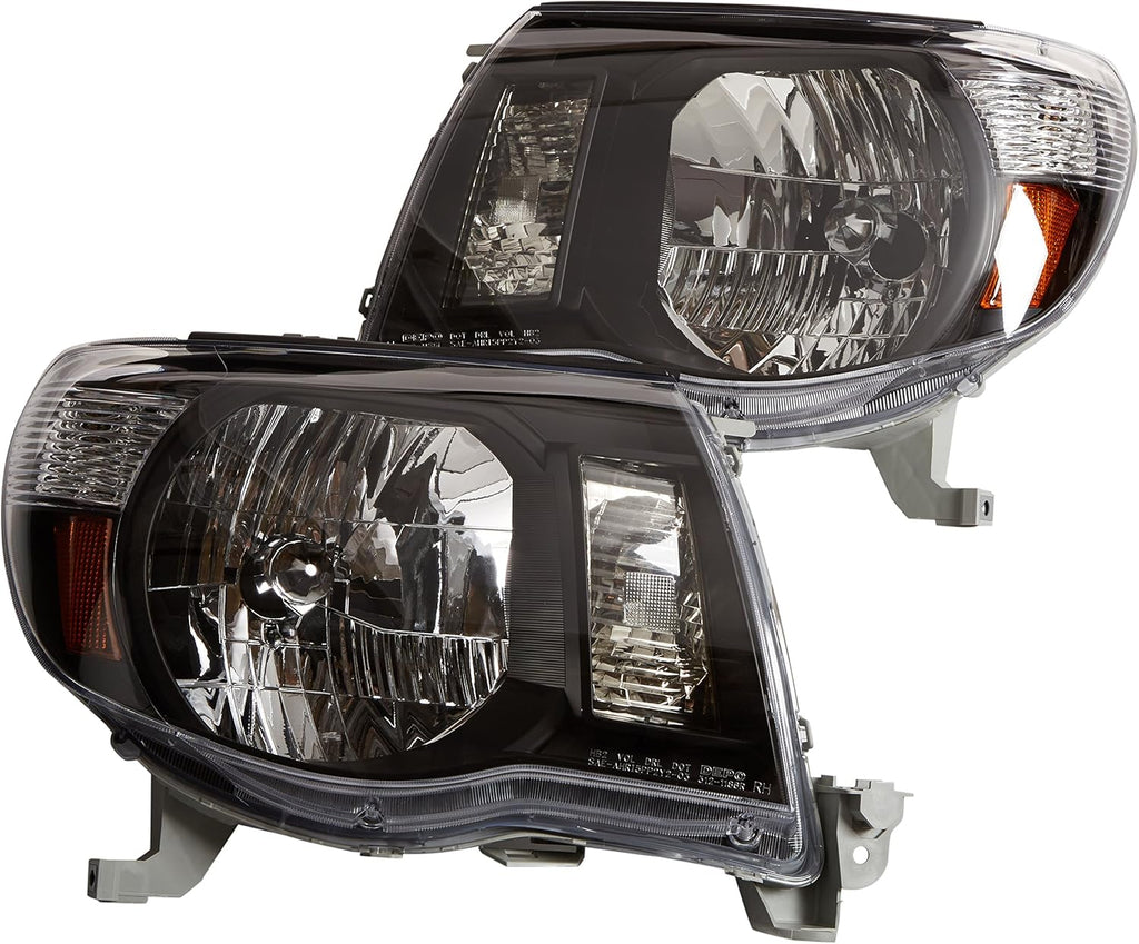 Black Replacement Headlight Set P113