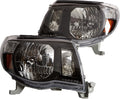 Black Replacement Headlight Set P113