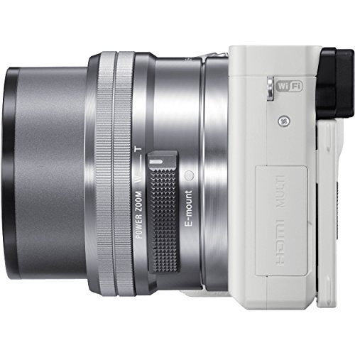 White 24 MP Mirrorless Digital Camera with 16-50 mm Lens M90589