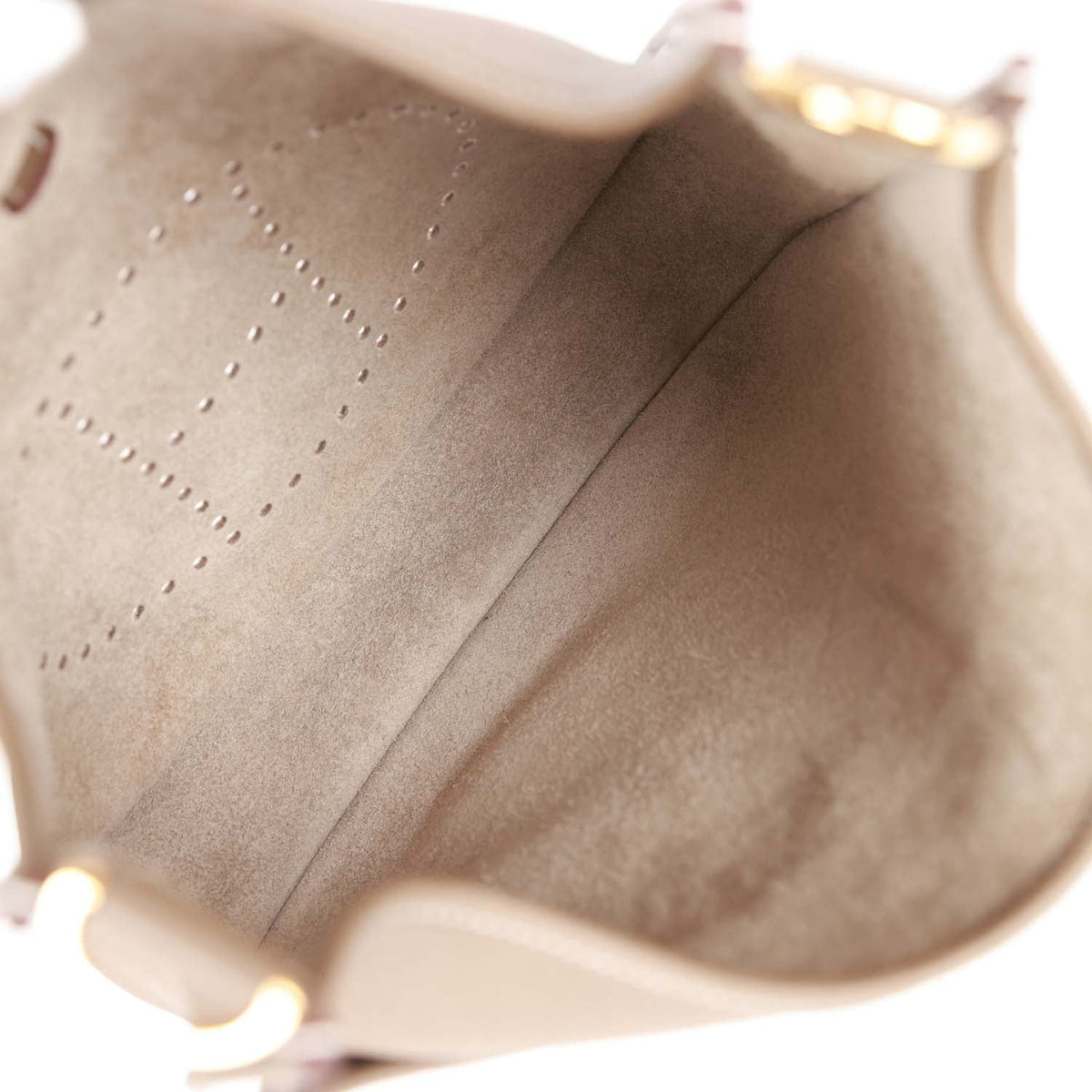 Etoupe Clemence Leather Bag M87699