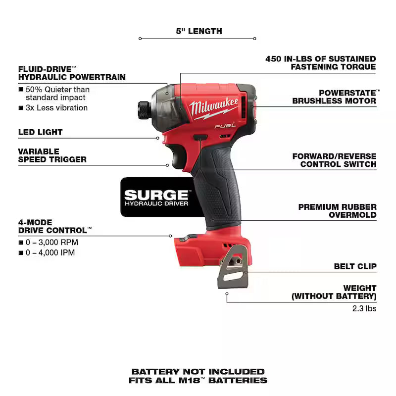 18-Volt Lithium-Ion Brushless Cordless Hammer Drill Driver Kit and Impact Driver E765