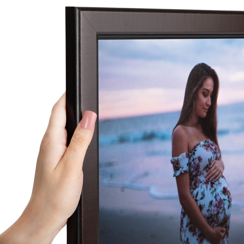 20x24 Inch Windsor Walnut Picture Frame with Plexi Glass G37316