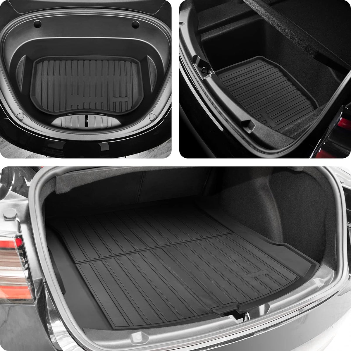 TPE Full Set Waterproof Floor Mats for Model 3 2021 2022 Y139
