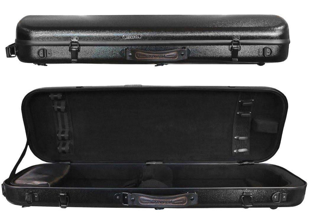 Black 4/4 Fiberglass Violin Case Q153