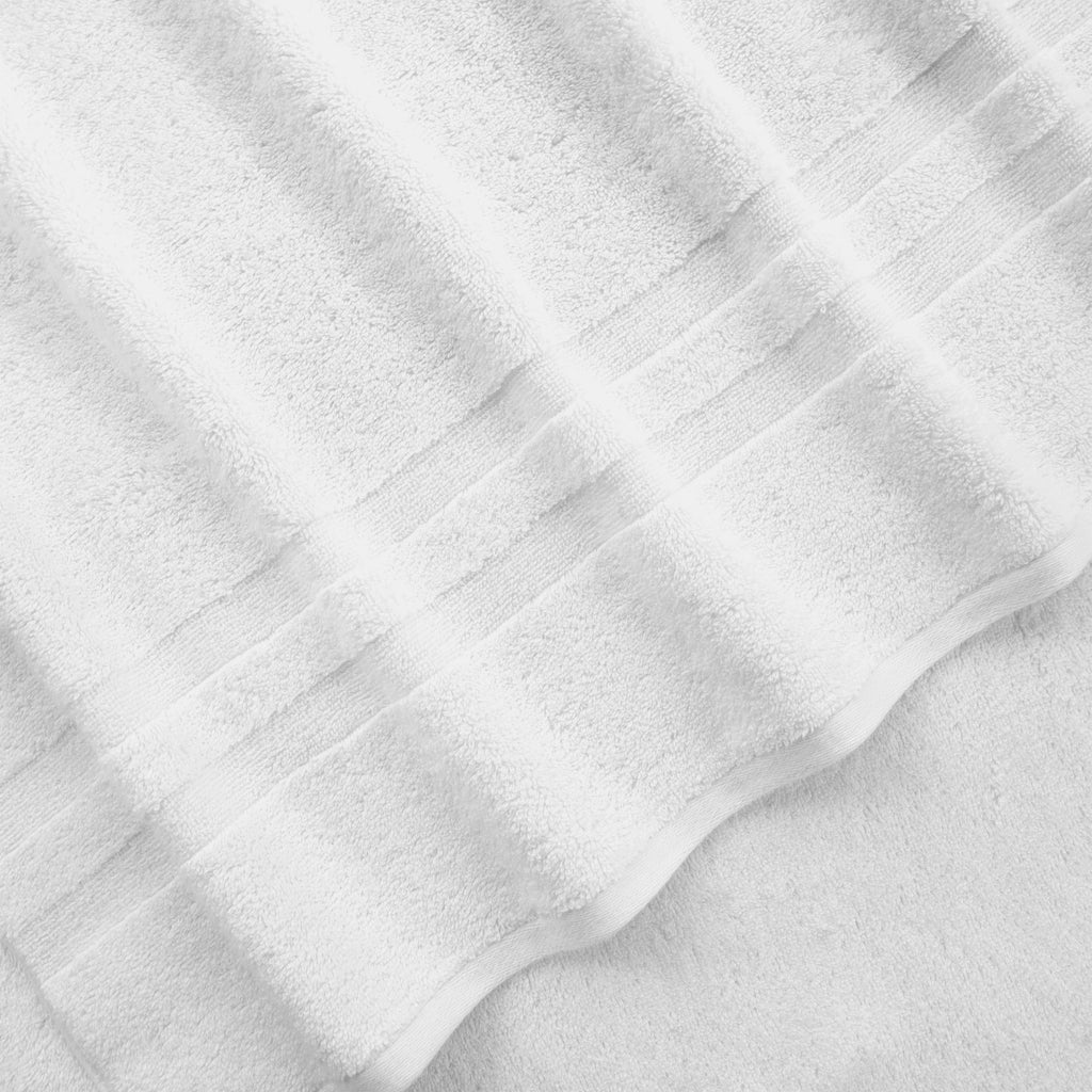 6 Piece 600 Gsm White Cotton Towel Set G705