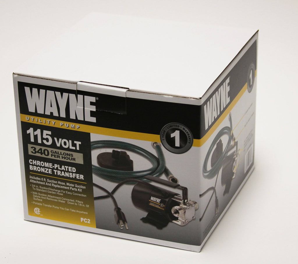 Black Portable Transfer Water Pump with Suction Hose and Attachment X917