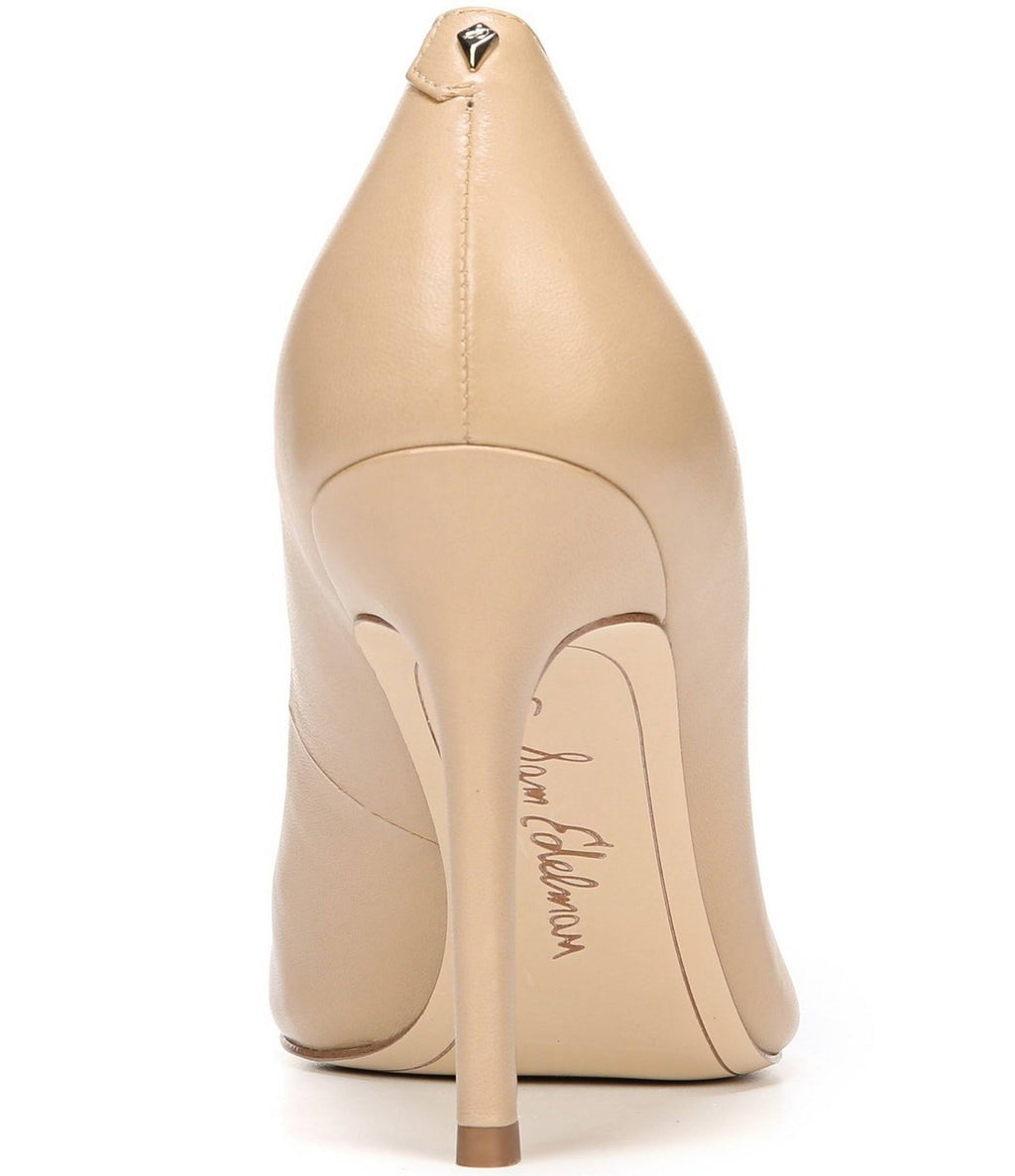 Black Leather Pumps L891
