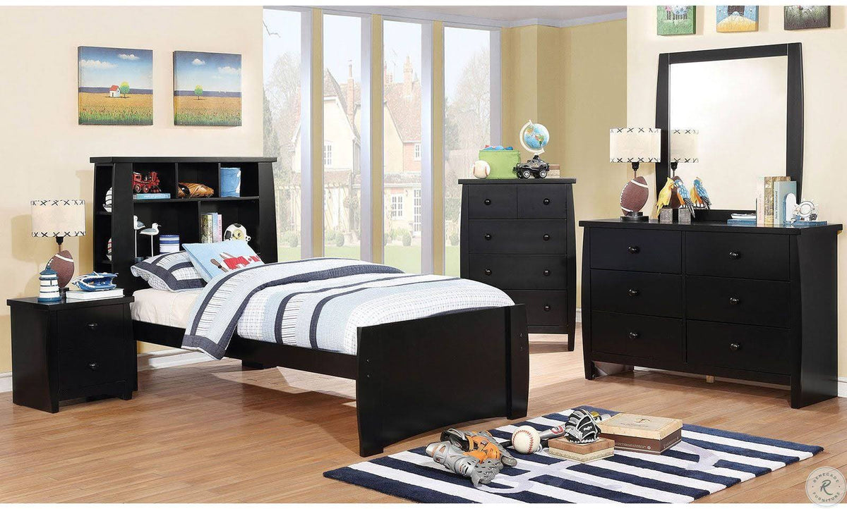 Black Twin Bed F330