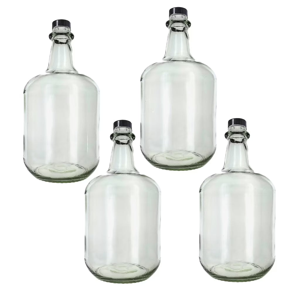 Pack of Four 3L Jug Bottles with Polyseal Caps E6305