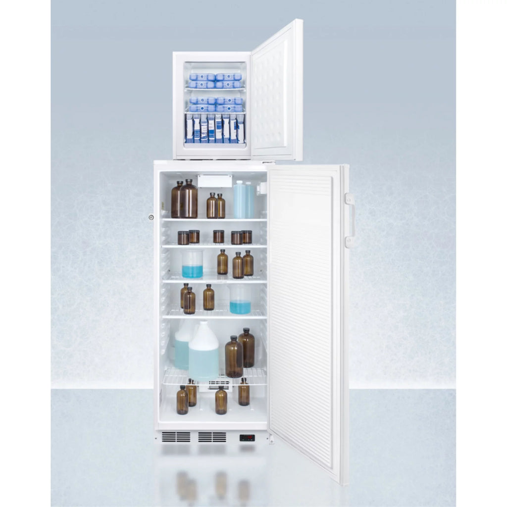 10.1 cu.ft. Auto Defrost Refrigerator and Compact Manual Defrost Freezer T575