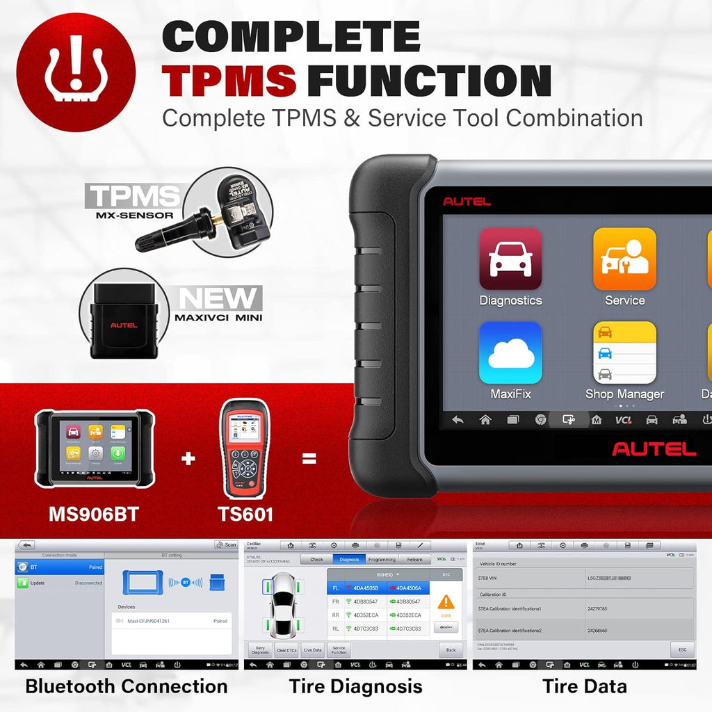 TPMS Diagnostic Scanner with Bi-Directional Control X673