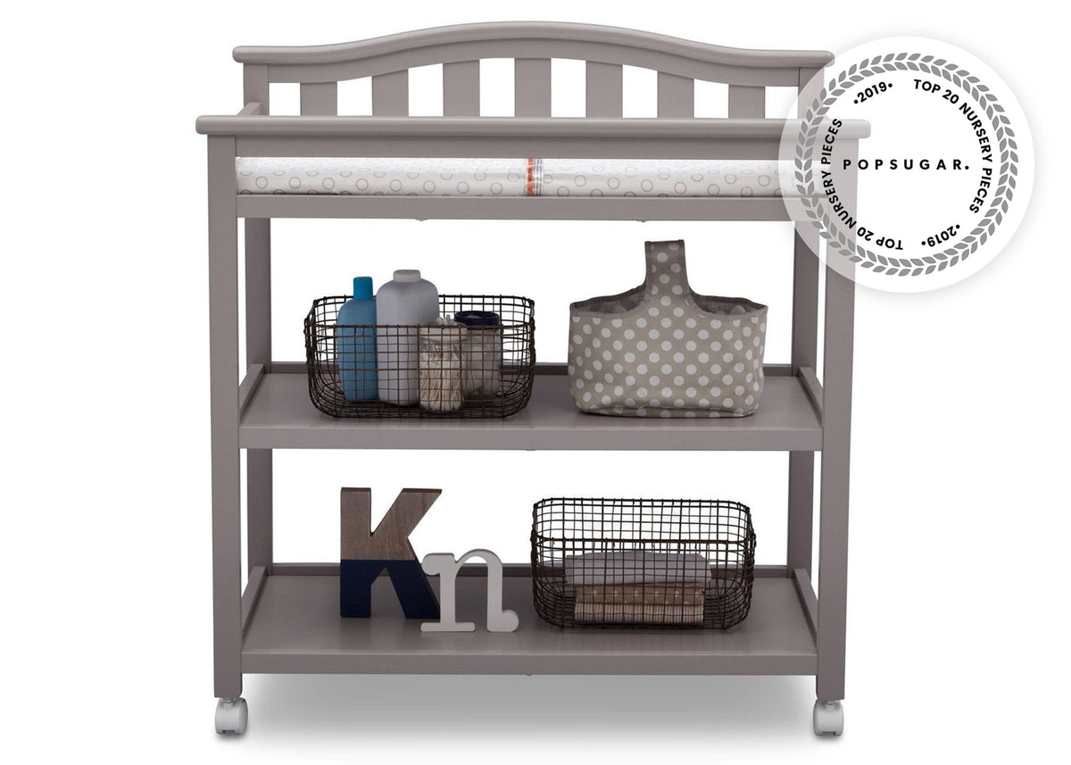White Changing Table with Casters S73592