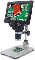 12MP 7 Inch LCD Digital Microscope with Aluminum Alloy Stand I839