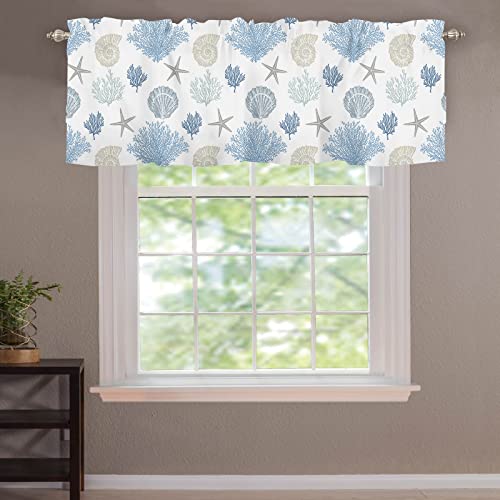 Sage Green Leaf Kitchen Curtains Valances Window Valance Short Topper Rod Pocket Curtain 54x18 Inch Q7683
