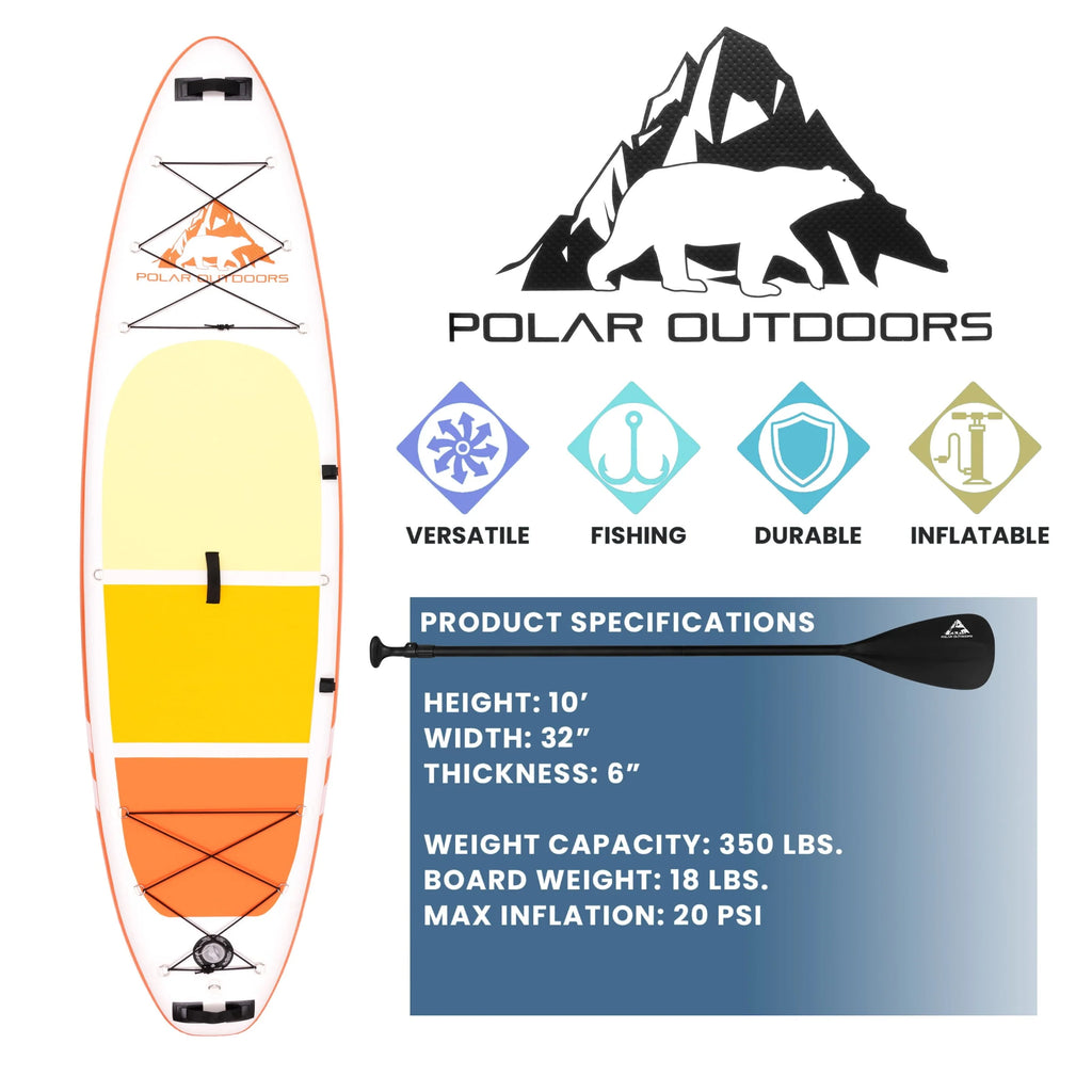 Inflatable Stand Up Paddle Board with Non-Slip Deck Q164137
