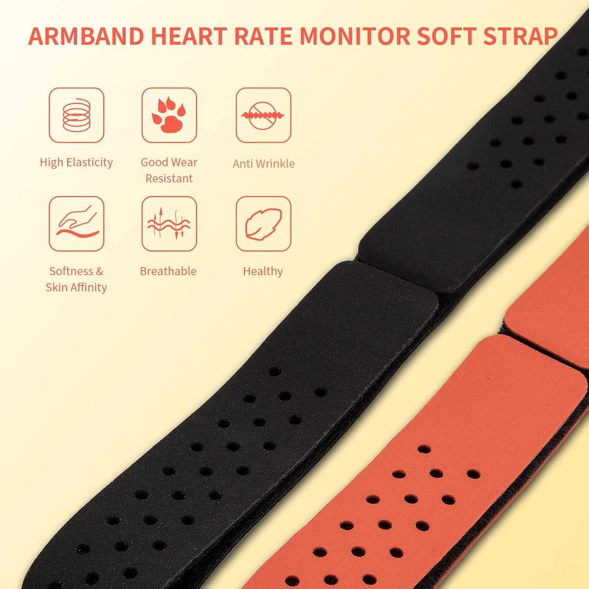 Armband Heart Rate Monitor Replacement Strap, Pack of 2 X716694