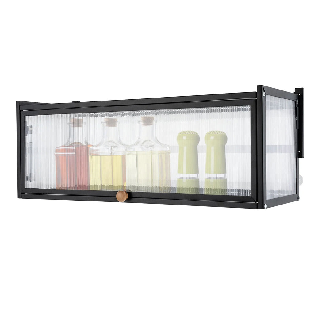 Black Wall Mount Storage Cabinet O5239