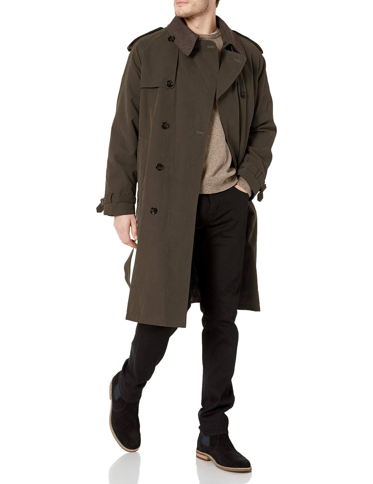 Covert Green Trench Coat M666