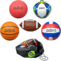5 Ball Assortment with Ball Pump and Carry Bag A343509