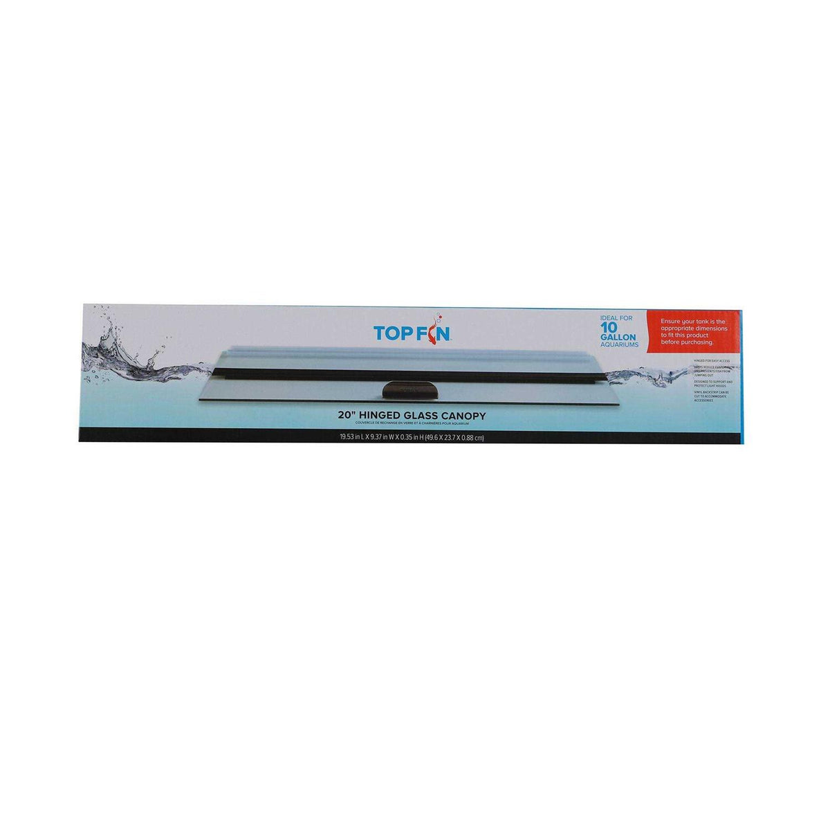 Hinged Aquarium Tank Glass Top V433