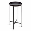 Round Metal Foldable Tray Accent Table A734