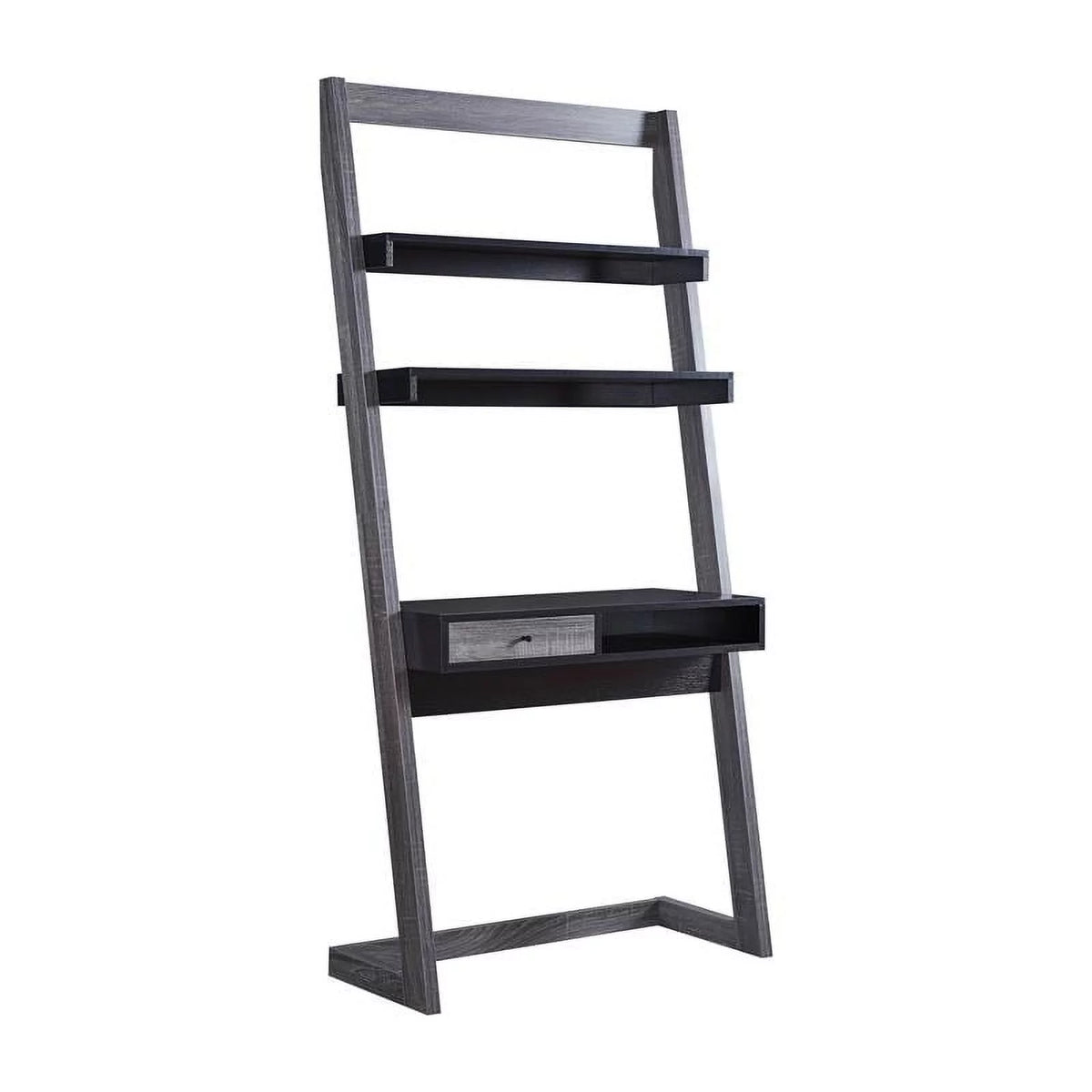 Modern Wood Writing Desk with Shelves G157