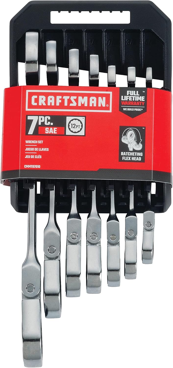 7-Piece SAE Flex Reversible Ratchet Set J5623