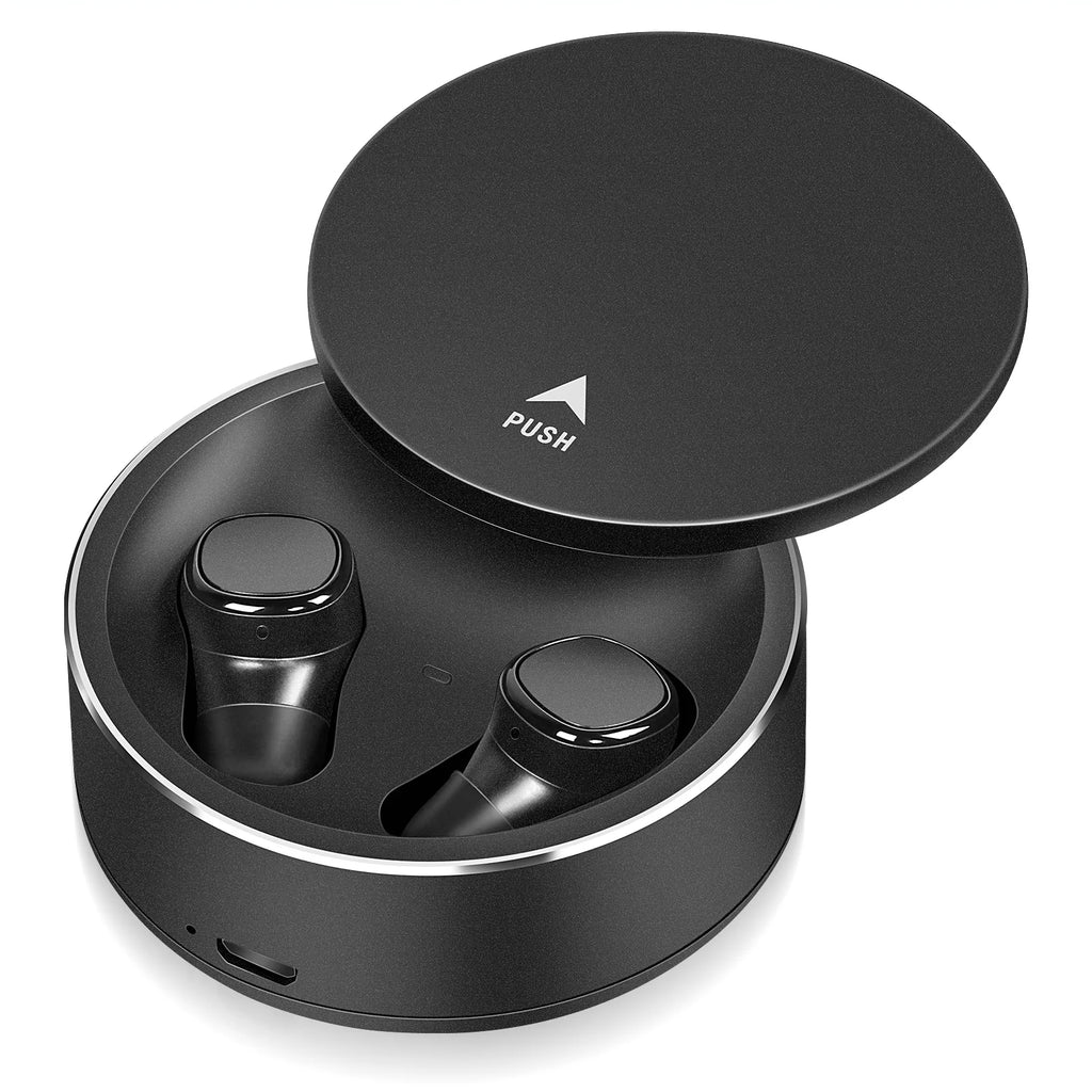 Black True Wireless Earbuds with Mic R74172