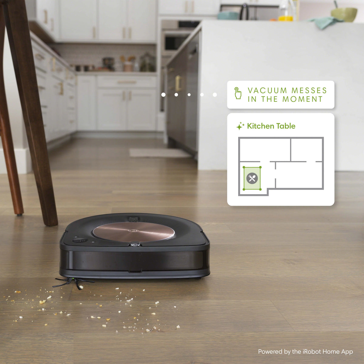 Robot Vacuum with Wi-Fi Connected Smart Mapping G190025