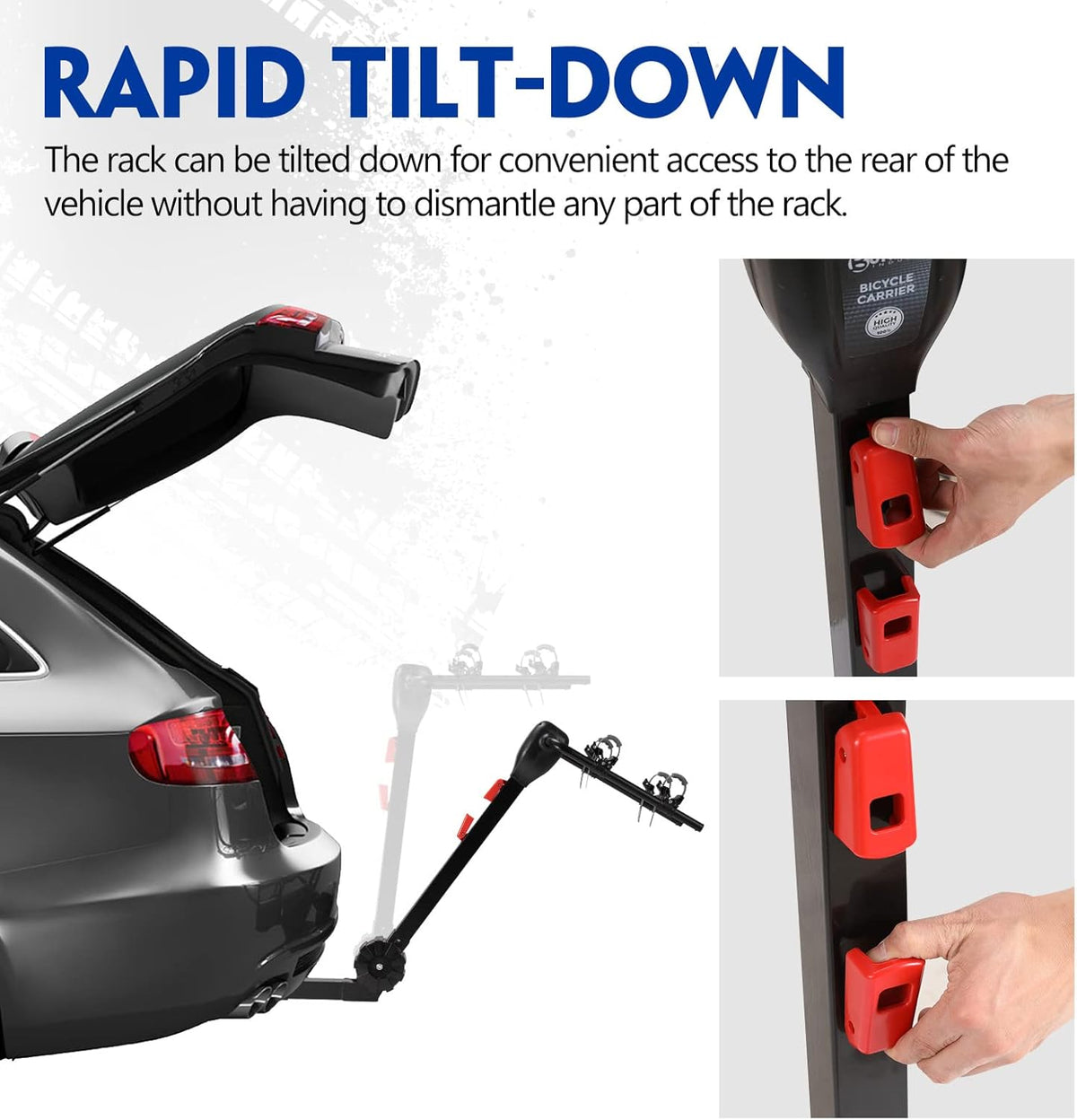 2-Bike Hitch Mount Carrier Rack D45566