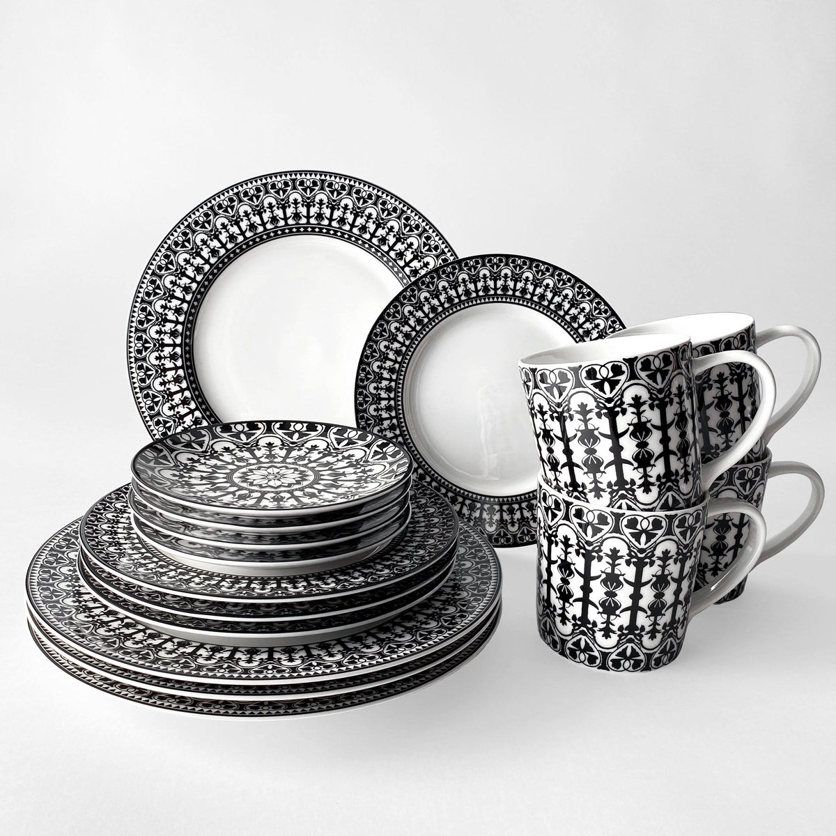Canape Plate, Set of 4 H721