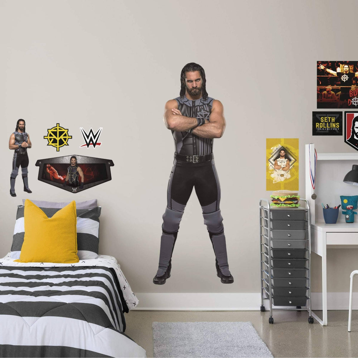 Life-Size WWE Removable Wall Decal O977301