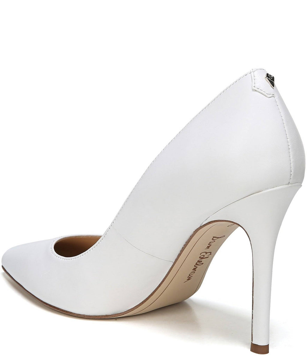 Black Leather Pumps L891