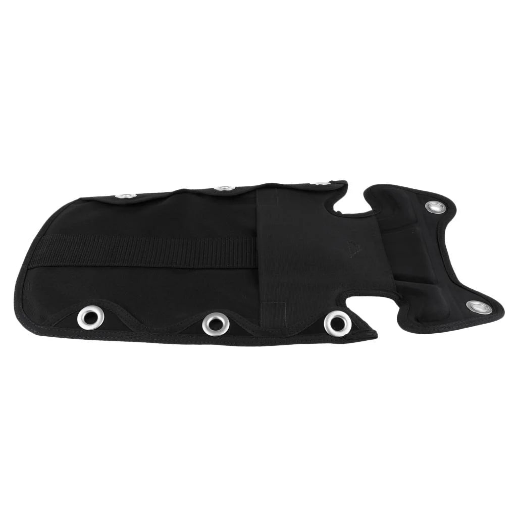 Soft Scuba Diving Back Support Backplate Pad With Storage Pocket R4537