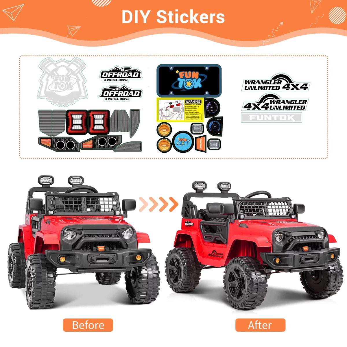 12V Electric Ride on Toy Car with Remote Control B5709