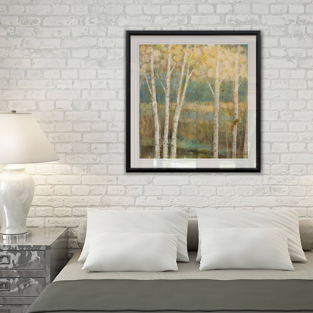 Framed Giclee Print 32x32 H28999