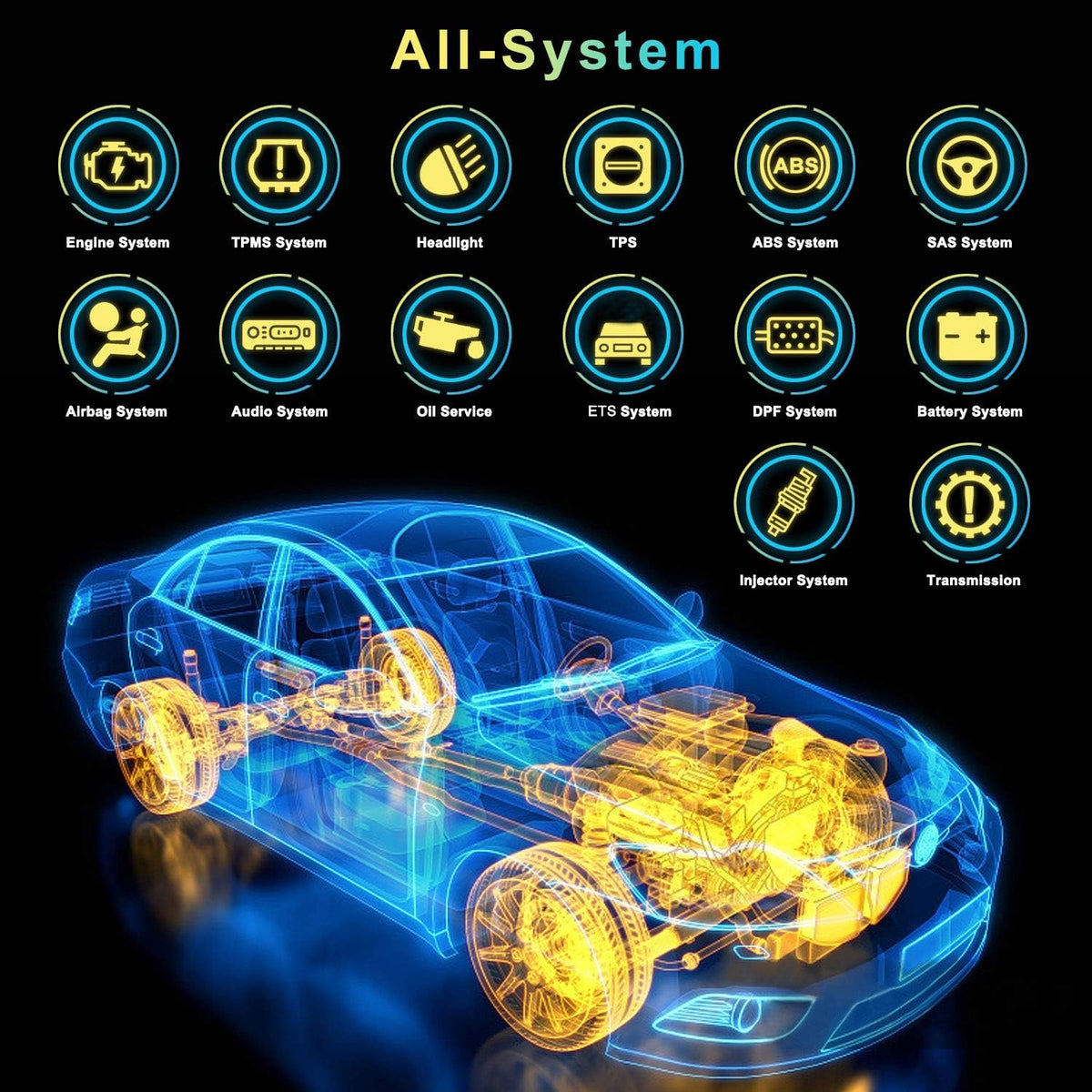 Elite All System Diagnostic Tool for Mercedes Benz Code Reader Scan Tool U752