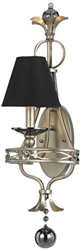 Wall Sconce with Black Shade D7966