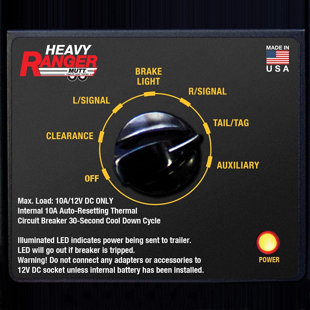 Heavy Ranger Trailer Light Tester (7 Round Pin) V1151