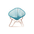 Ivory/Copper Rocking Chair V502