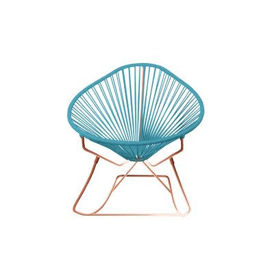 Ivory/Copper Rocking Chair V502