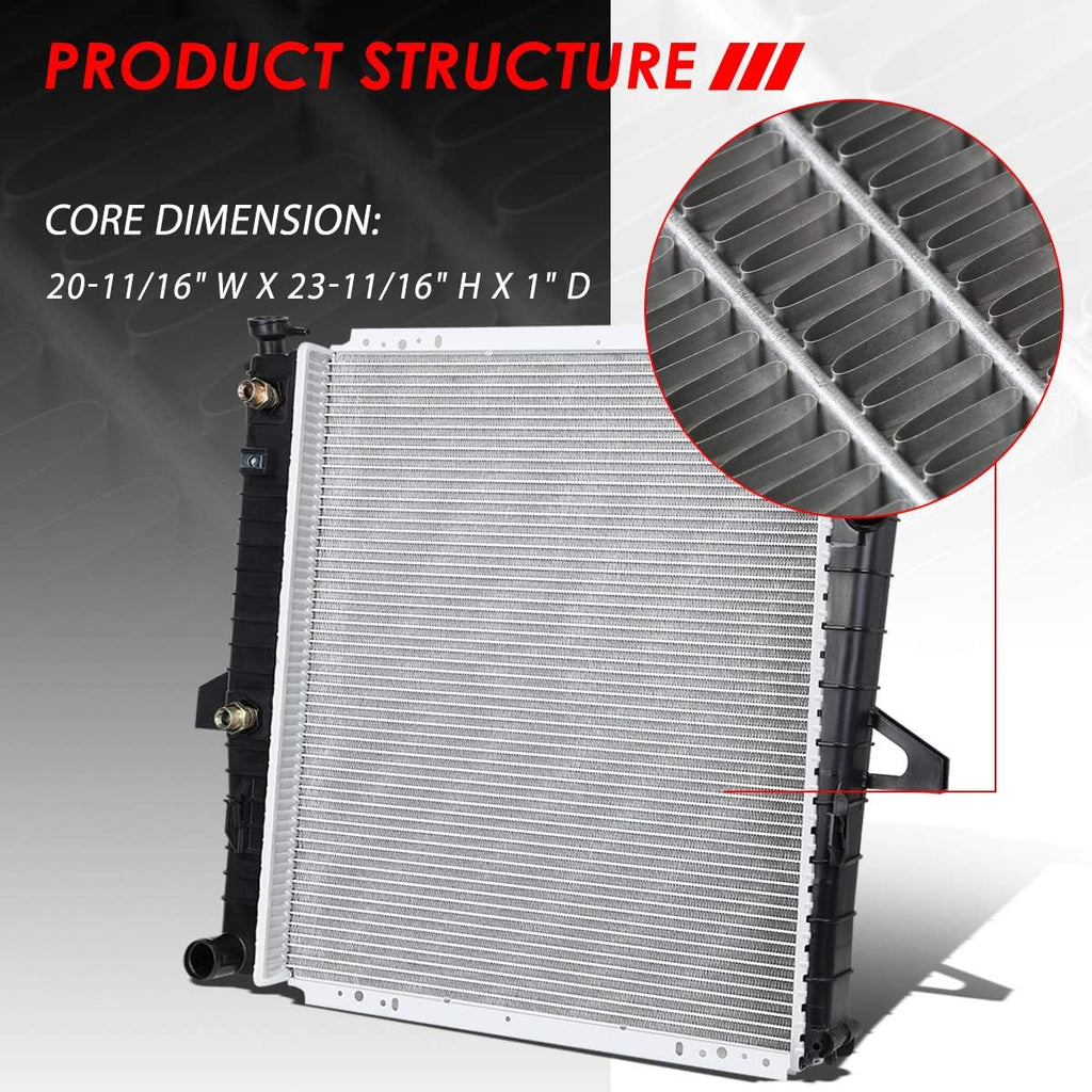 1-Row Cooling Radiator Aluminum Core X1132