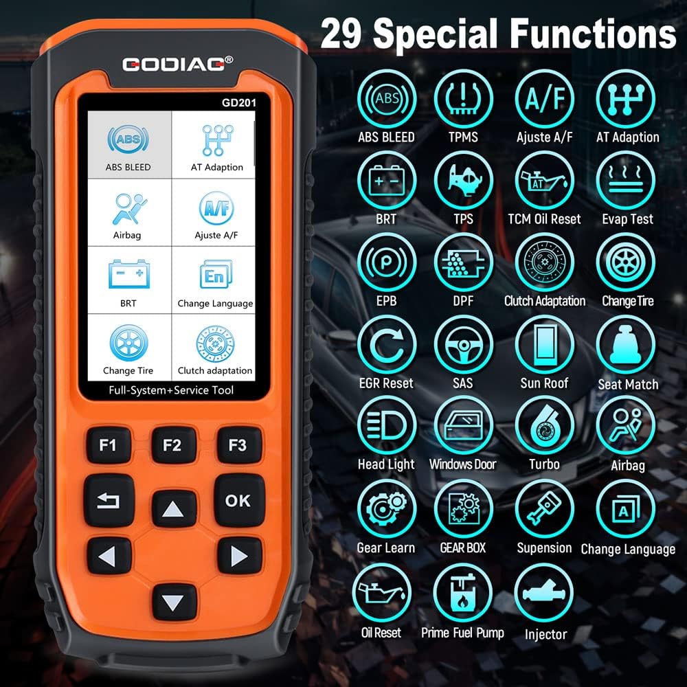 OBD2 Scanner Diagnostic Scan Tool with 29 Reset Service T928141
