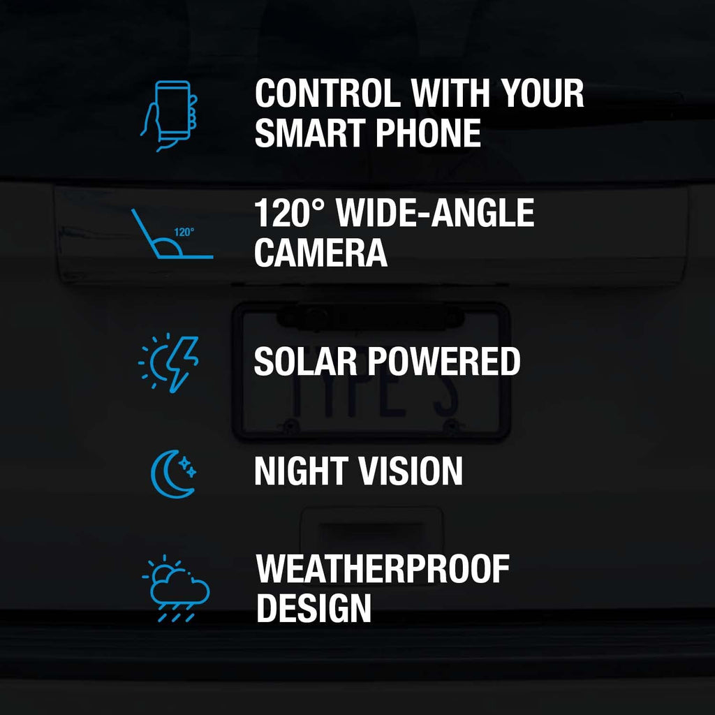 Solar Powered 1080p HD Backup Camera P68506