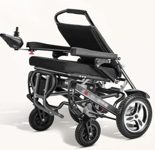 Silver Foldable Electric Wheelchair 300lbs 12.4 mi Cruise Range R461