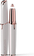 White Electric Eyebrow Hair Remover Razor with LED Light P5948
