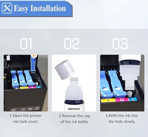 DTF Printer Set of 4 Ink K2083